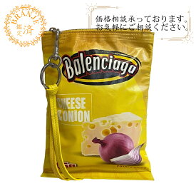 BALENCIAGA バレンシアガ チップス フォンポーチ ポーチ 小物入れ イエロー ユニセックス