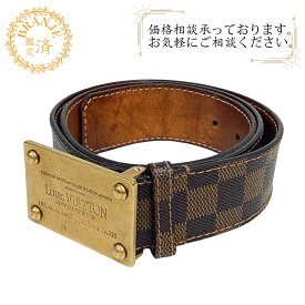 LOUIS VUITTON ルイヴィトン ルイヴィトン M6810 サンチュールアンヴァントゥール ダミエ ベルト ブランド ブラウン レディース