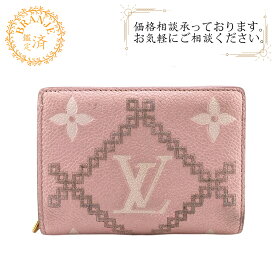LOUIS VUITTON ルイヴィトン ルイヴィトン M81212 ポルトフォイユ クレア コンパクトウォレット モノグラム アンプラント ブロデリー 二つ折り財布 財布 ウォレット ブランド 小銭入れ 札 ピンク レディース