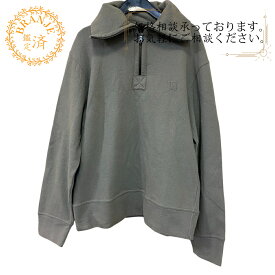 LOUIS VUITTON ルイヴィトン ルイヴィトン ハーフジップ 長袖 プルオーバー 長袖シャツ カーキグリーン メンズ