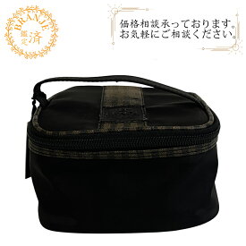 FENDI フェンディ スクエア 眉毛カットセット 化粧ポーチ バニティ ペカン ポーチ 小物入れ ブラック レディース