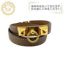 楽天市場】エルメス レザー ブレスレット リヴァル ドゥブルトゥールの通販
