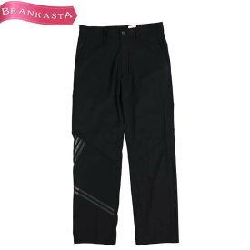 ＼3/31 23:59迄★60％OFFクーポン対象／【中古】[美品] ランバン スポール/LANVIN SPORT パンツ ボトムス メンズ 春夏秋 ストレート ストレッチ ゴルフウェア 黒 82 M ランバン パンツ★51DM76