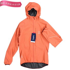 ＼4/21 23:59迄 ★60％OFFクーポン対象／【中古】[美品 定1.8万]ホグロフス/HAGLOFS L.I.M PROOF JACKET/リムシリーズ プルーフジャケット ブルゾンカジュアル 603978 レディース春秋 長袖ジップアップ オレンジ S ホグロフス ブルゾン★51IB17