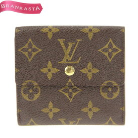 ＼通常の★10％OFF★4/29 昼12時まで お買い物マラソン／【中古】ルイヴィトン/LOUIS VUITTON モノグラム ポルトモネ ビエ カルト クレディ 三つ折り財布 ブランド M61652 TH0956 レディース Wホック ルイ・ヴィトン ビトン ヴィトン財布 ビトン財布★04BA42