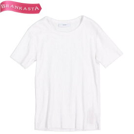 ＼4/21 23:59迄 ★70％OFFクーポン対象／【中古】アストラット/ASTRAET カットソー トップス 半袖 Tシャツ リブ カットオフ ユナイテッドアローズ 白 レディース M 春夏 アストラット カットソー★41GJ34