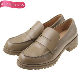 ＼6/10 13:59迄★20％OFFクーポン対象★最終セール／【中古】[未使用 美品 定4万]コールハーン/Cole Haan カメア ラグ スリッポン ローファー シューズ レディースミドルヒール レザー 本革 大きいサイズ ブラウン系 8B 25cm コールハーン ローファー★62EB14