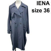 楽天市場】iena コート ネイビーの通販