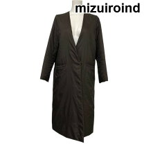 楽天市場】mizuiro ind ミズイロインド スタンドカラー ロング コート 