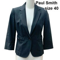 Paul Smith レディース テーラードジャケット ブラック サイズ40 楽天 