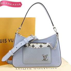 ＼5/28 28：59迄★クーポン各種発行中★期間限定セール／【中古】ルイヴィトン/LOUIS VUITTON エピ マレルNM ショルダーバッグ 鞄 M59486 レディース モノグラムポーチ付き 2way ブルーニュアージュ ルイ・ヴィトン ルイビトン ヴィトン バッグ★62EZ01