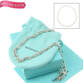 ＼6/10 13:59迄★20％OFFクーポン対象★最終セール／【中古】[美品]ティファニー/TIFFANY&Co. スモール リンク ネックレス アクセサリー ブランドジュエリー レディース シルバー925 スターリングシルバー チェーン ティファニー ネックレス★62EB00