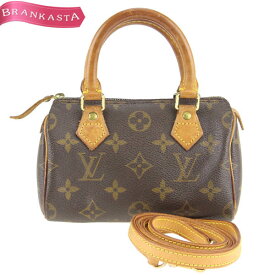 ＼6/4 20時スタート通常の20％OFF+ポイント2倍 期間限定セール／【中古】ルイヴィトン/LOUIS VUITTON モノグラム ミニスピーディ 2way ショルダー/ハンドバッグ 鞄 M41534 レディース クロスボディバッグ ポシェット ルイ・ヴィトン ビトン ヴィトン バッグ★04BA40