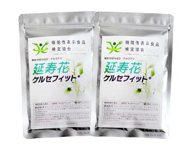 延寿花ケルセフィット 2袋セット | 機能性表示食品 ケルセチン 花粉症 日本初・世界初の高吸収型イタリアケルセチン「ケルセフィット」配合 老化細胞除去 セノリティクス成分 エンジュ