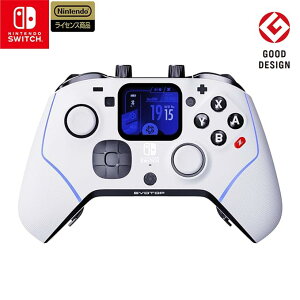 EVOTOP White �Q�[���R���g���[���[ Nintendo Switch/PC�Ή� �y�C�V�����C�Z���X���i�z ���@�\LCD�^�b�`�X�N���[������