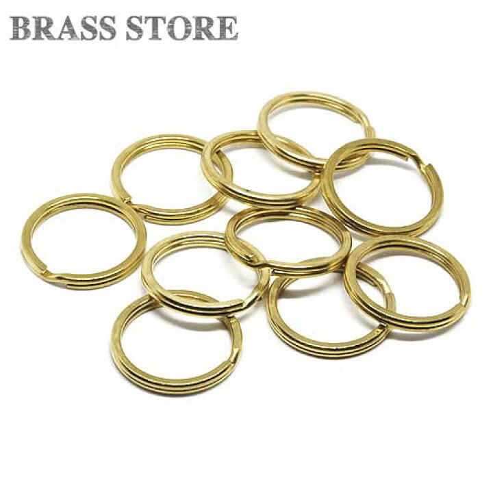 楽天市場】BRASS STORE ブラスストア / 10個セット 真鍮製 平押し二重 