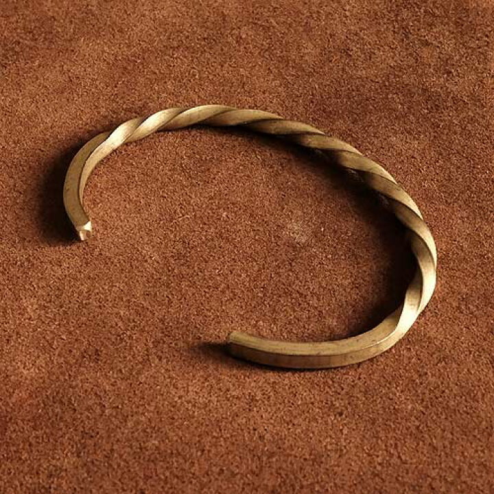 楽天市場】BRASS STORE ブラスストア /真鍮製 曲げねじり バングル  