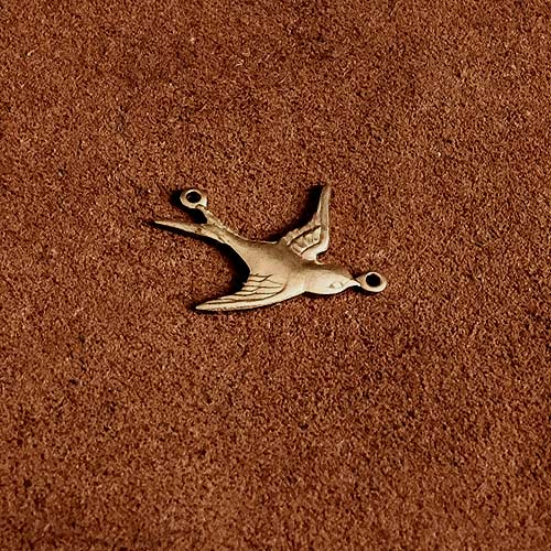 【楽天市場】BRASS STORE ブラスストア / 丸カン付き 真鍮 ツバメチャーム（2個セット）/ brass つばめ 燕 スワロー キー