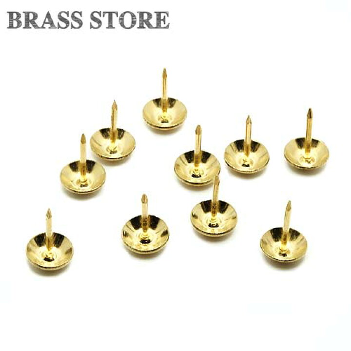 楽天市場 Brass Store ブラスストア 10個セット 真鍮 太鼓鋲 Xxsサイズ プッシュピン 押しピン 画鋲 ブラス 雑貨 手芸用品 パーツ ハンドクラフト インテリア Diy スタッズ メンズ 雑貨 アクセサリー ピラミッド スタッズ 小さい グッズ 真鍮雑貨 Brass Store