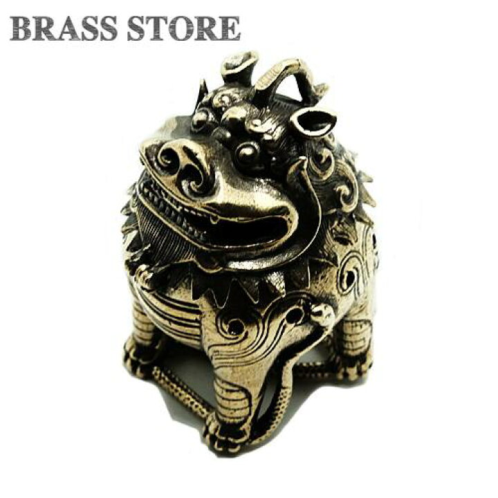 楽天市場】BRASS STORE ブラスストア / 真鍮 香炉（獅子）/ 動物 お香 