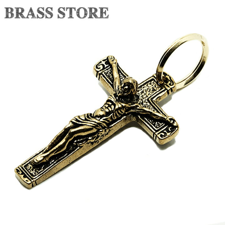 楽天市場】BRASS STORE ブラスストア / 真鍮 十字架 ペンダント 