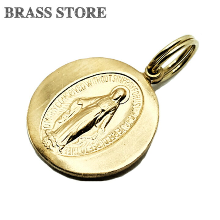 楽天市場】BRASS STORE ブラスストア / 真鍮 ペンダントトップ（聖母 