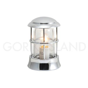 【在庫限り】 GORIKIISLAND BH1010MINI CR CL≫ガーデン ウォール ポーチ ライト マリンランプ 船舶照明 クリアガラス 小型 真鍮製 壁 天付け 直接結線 おしゃれ クール モダン 防雨 屋外 室内 ビス 白