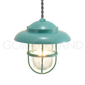 【在庫限り】 GORIKIISLAND PW1760 MG CL≫ペンダントライト ダイニング キッチン マリンランプ クリアガラス 小型 真鍮製 天付け ダクトレール おしゃれ カフェ風 ポップ 室内用 白熱 1灯 付属 メイ