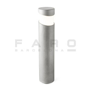 FARO BARCELONA BLOCK Grey beacon lamp h70cm≫ガーデン アプローチ ポーチ ポールライト 屋外 テラス 照明 外灯 セメント 置き型 円柱 直接結線 おしゃれ モダン スタイリッシュ 防雨 IP65 IK08(本体) IK06(グ