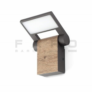 FARO BARCELONA WOOD LED Dark grey wall lampǖ Ǌ| Av[` |[` K[fCg O eX Ɩ O 哔 ԐڏƖ ؖڒfUC px Ǖt ڌ  _ Vv