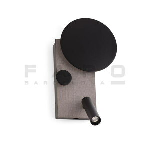 FARO BARCELONA KLEE LED Left grey wall lamp with reader��ǖ� �Ǌ|�� �E�H�[�����C�g �����Ɩ� �x�b�h�T�C�h �Q�� �ԐڏƖ� �Ǐ��� ������ �Ǖt�� ���ڌ��� �������@���_���@�V���v���@�X�^�C���b�V�� 