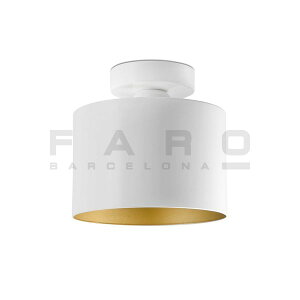 FARO BARCELONA JANET Gold and white ceiling lampV[O@Cg@rO@Ɩ Vt ڌ @_@Vv@X^CbV@k p rX LED 100-240V F F