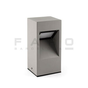 FARO BARCELONA CAST Dark grey beacon lamp H300MM≫ガーデン アプローチ ポーチライト センサー付き 屋外 テラス 外灯 門灯 セメント 置き型 四角 直接結線 おしゃれ モダン シンプル スタイリッシュ IP65 I