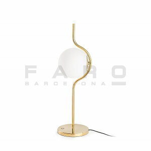 FARO BARCELONA LE VITA LED Gold table lamp dimmable��X�^���h �e�[�u�����C�g �����Ɩ� �ԐڏƖ� �x�b�h �\�t�@�T�C�h �^�b�`�Z���T�[ ������ �u���^ �R���Z���g�R�[�h�� ������� ���_�� �V���v�� ����