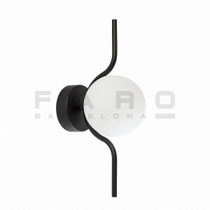 FARO BARCELONA LE VITA LED Black wall lamp��ǖ� �Ǌ|�� �E�H�[�����C�g �����Ɩ� �G���g�����X �q�� �ԐڏƖ� �Ǖt�� ���ڌ��� ������� ���_�� �V���v�� ���� �X�^�C���b�V�� �z�e�����C�N �n�C�Z��
