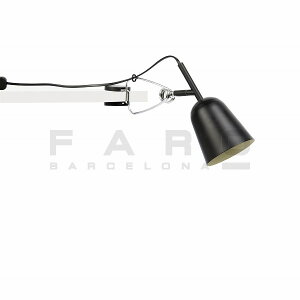 FARO BARCELONA STUDIO Black and cream clip lamp��N���b�v�� �e�[�u�� �X�|�b�g �E�H�[�� ���C�g �x�b�h �I ���r���O �L�b�`�� �ԐڏƖ� �p�x���߉� �� �V�t�� �R���Z���g�� ������� ���_�� �V���v�� 
