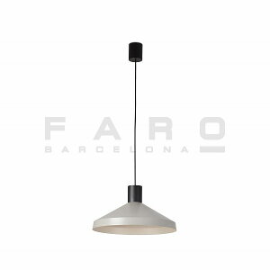 FARO BARCELONA KOMBO Grey pendant lamp ��400 1L�⎺���Ɩ� �y���_���g���C�g �݂艺�� ���r���O �J�t�F �_�C�j���O ���X�g���� �V�t�� ���ڌ��� ������� ���_�� �V���v�� �X�^�C���b�V�� �~�j�}�� �k��