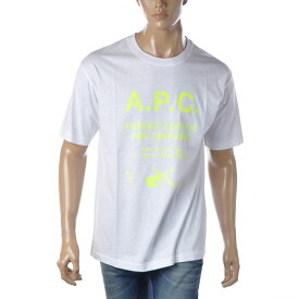 アーペーセー A.P.C. クルーネックTシャツ 半袖 メンズ ブランド COETL-H26057 ホワイト