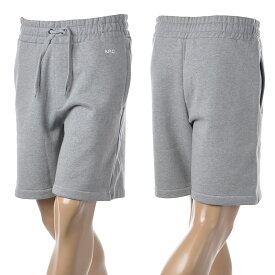 アーペーセー A.P.C. スウェット ショートパンツ メンズ ハーフパンツ ロゴ 刺繍 ブランド グレー COETN-H10156 短パン 部屋着 リゾート 夏服 おしゃれ カジュアル ルームウェア アウトドア 海 海辺 旅行 ジム スポーツ 送料無料