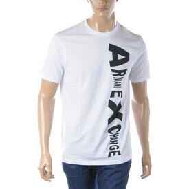 アルマーニエクスチェンジ A|X ARMANI EXCHANGE Tシャツ メンズ クルーネック 半袖 3RZTAE ZJGCZ ホワイト