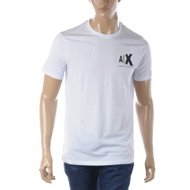 アルマーニエクスチェンジ A|X ARMANI EXCHANGE Tシャツ メンズ ブランド 半袖 3RZTAF ZJGCZ ホワイト