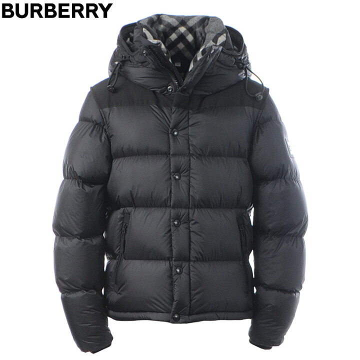 楽天市場 バーバリー Burberry ダウンジャケット メンズ ブルゾン ブランド Lockwell ブラック Bravas
