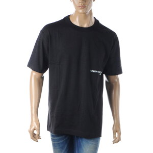 �J���o���N���C�� CALVIN KLEIN JEANS T�V���c �����Y �N���[�l�b�N ���� J30J324652 �u���b�N �z���C�g �u�����h ���S �v�����g �R�b�g�� �J�W���A�� �X�g���[�g �V���v�� ������� �l�C ��������