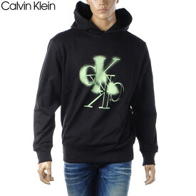 カルバンクライン CALVIN KLEIN JEANS パーカー メンズ スウェット プルオーバー J30J324630 ブラック 2024春夏新作