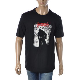 ディーゼル DIESEL クルーネックTシャツ 半袖 メンズ ブランド T-JUST-C10 A03823-0EFAN ブラック