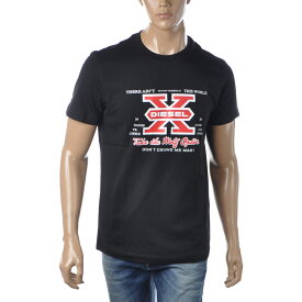 ディーゼル DIESEL クルーネックTシャツ 半袖 メンズ ブランド T-DIEGOR-K48 A03849-0GRAI ブラック