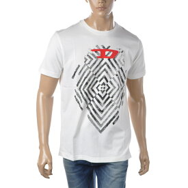 ディーゼル DIESEL クルーネックTシャツ 半袖 メンズ ブランド T-DIEGOR-C16 A05257-0TDAN ホワイト