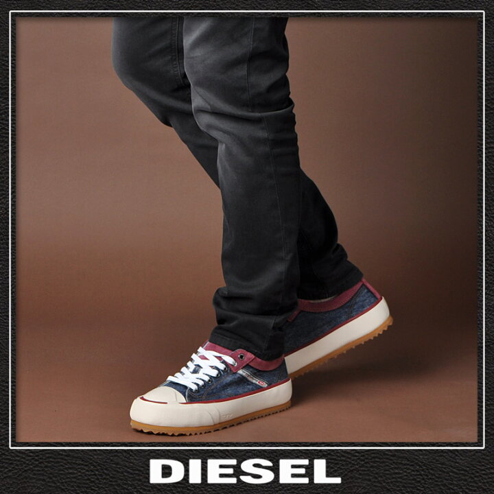 楽天市場】ディーゼル DIESEL レザースニーカー ローカット メンズ S 