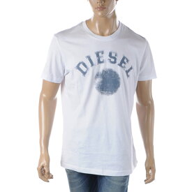 ディーゼル DIESEL Tシャツ メンズ ブランド クルーネック T-DIEGOR-K56 A08682-0GRAI ホワイト