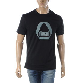 ディーゼル DIESEL Tシャツ メンズ T-DIEGOR-G10 A09674-0CATM ブラック